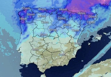 La Aemet da la fecha de la llegada de lluvias a España y de un descenso brusco de las temperaturas: hasta 15 grados menos en estas zonas