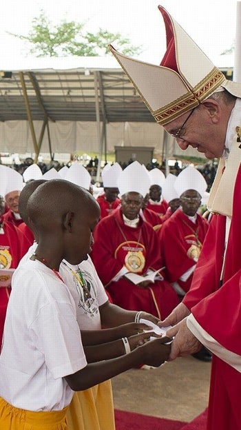 La Santa misa por los Mártires de Uganda en Namugongo, celebrada por el Papa Francisco en 2022