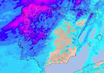 La Aemet avisa del paso de un frente atlántico por España: lluvias torrenciales y 35 grados en estas zonas