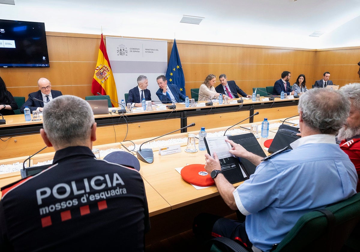 Reunión para presentar el balance de los delitos de odio, en 2023