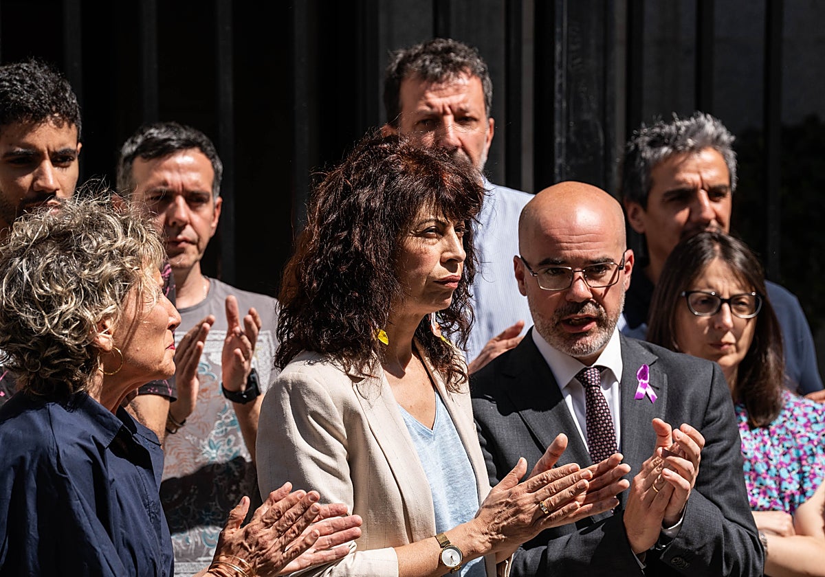 Minuto de silencio convocado por la Ministra de Igualdad, Ana Redondo