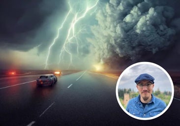 Antonio Rubio, el cazatormentas profesional español, «es imposible no asociar el peligro con este trabajo»