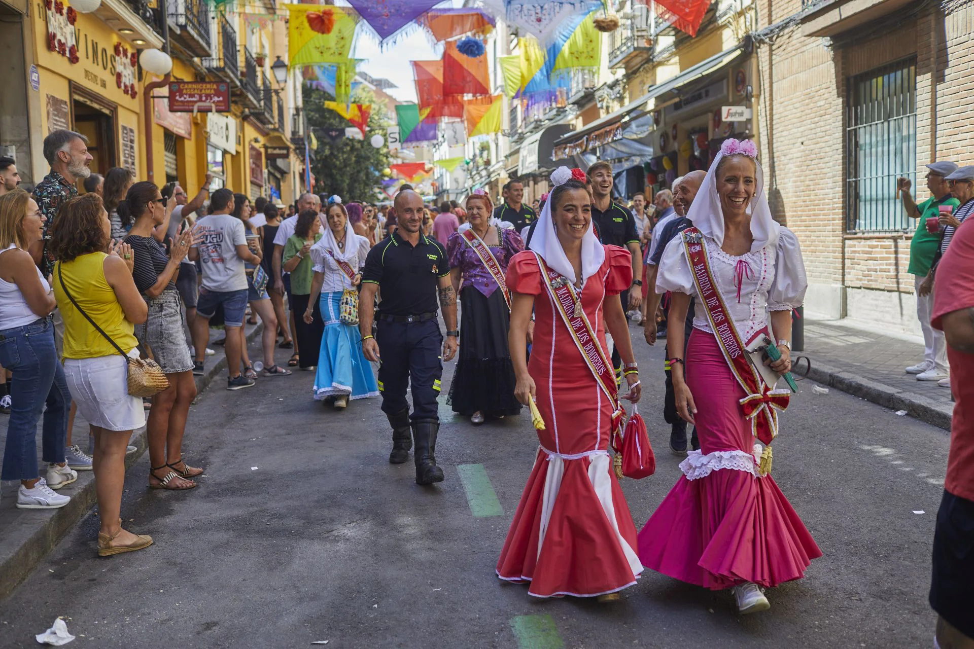 Foto de archivo de la festividad de la Vírgen de La Paloma en Madrid.