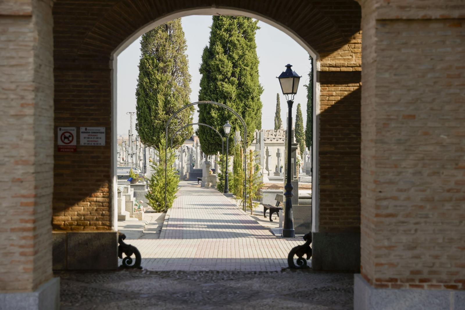 Cementerio de Mocejón en el que será enterrado Mateo