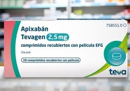 Ordenan retirar de las farmacias el genérico de un medicamento anticoagulante oral