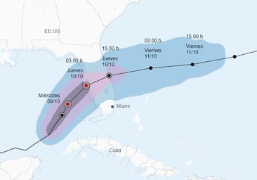Infografía La génesis, la trayectoria y los daños que causará el huracán Milton
