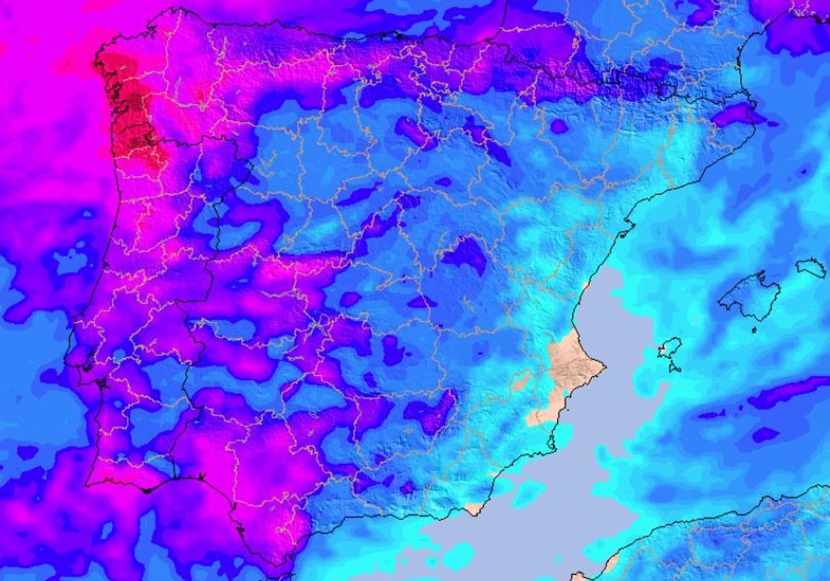 La Aemet lanza un aviso por el impacto de la potente borrasca ex-Kirk en España