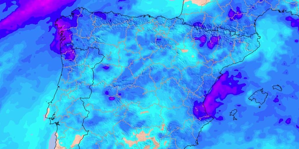 La Aemet avisa de la entrada de un nuevo frente de lluvias a España: las zonas afectadas por estas tormentas