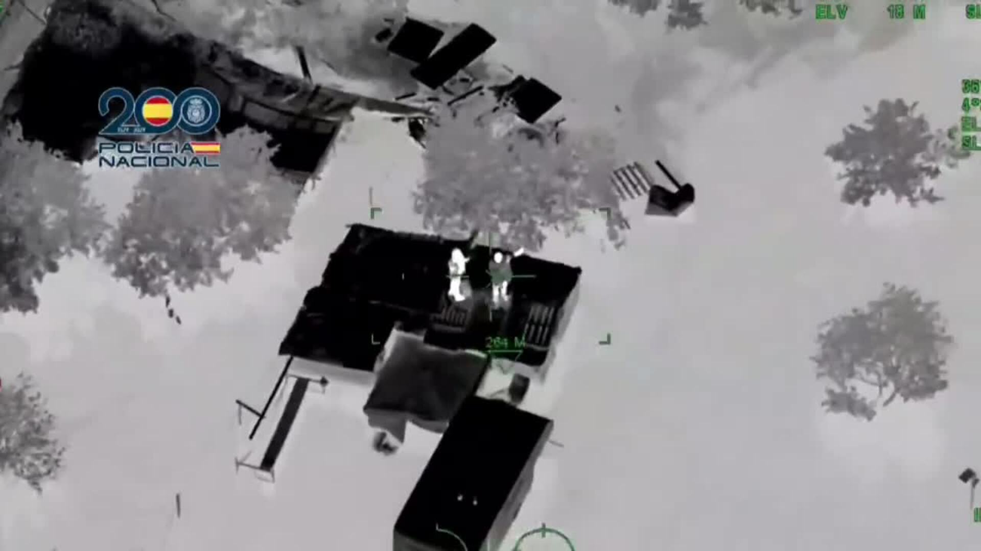 La Policía rescata a afectados por la dana en el Valle del Guadalhorce (Málaga)