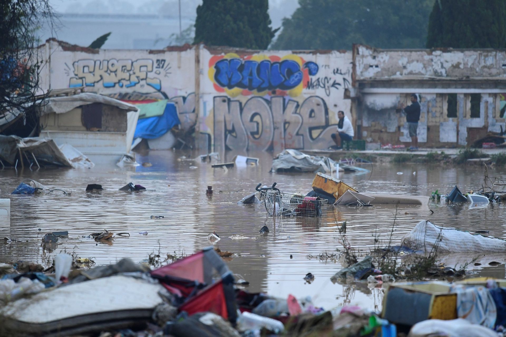 Los resto de la tormenta y los desastres naturales en Picanya