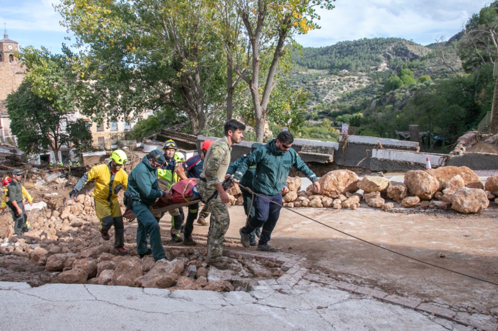 Continuan las tareas de rescate en Letur
