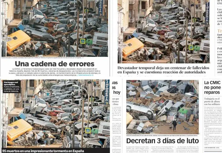 'El Espectador', from Colombia; 'El Mercurio', from Chile; 'Clarín, in Argentina; and 'Diario de Yucatán', in Mexico