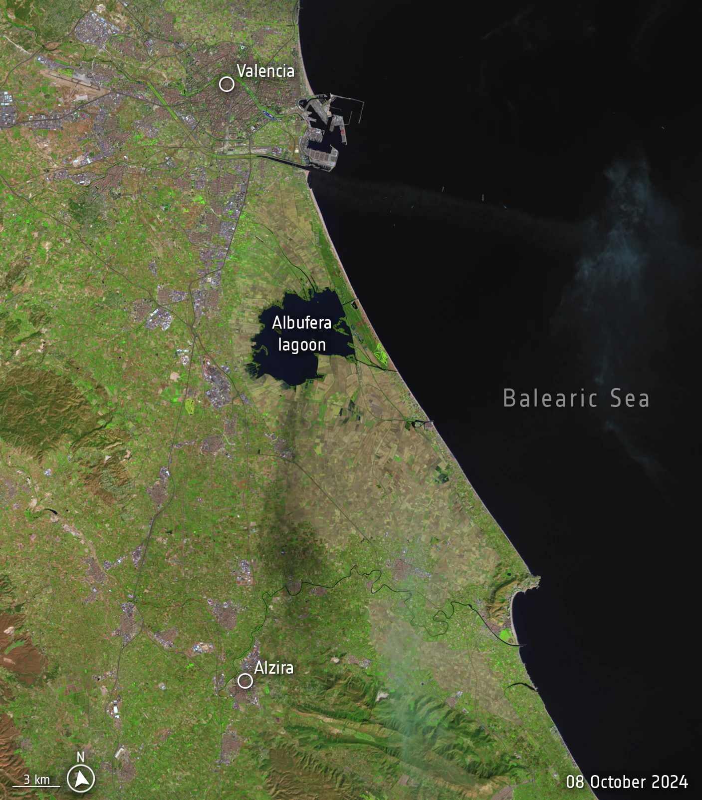 Previous image - The magnitude of the DANA floods in Valencia, seen from Space