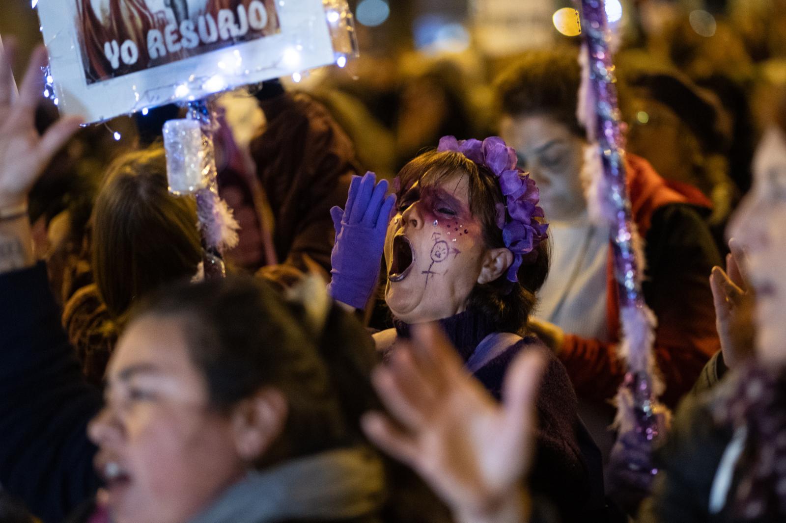 La manifestación del 25N, en imágenes