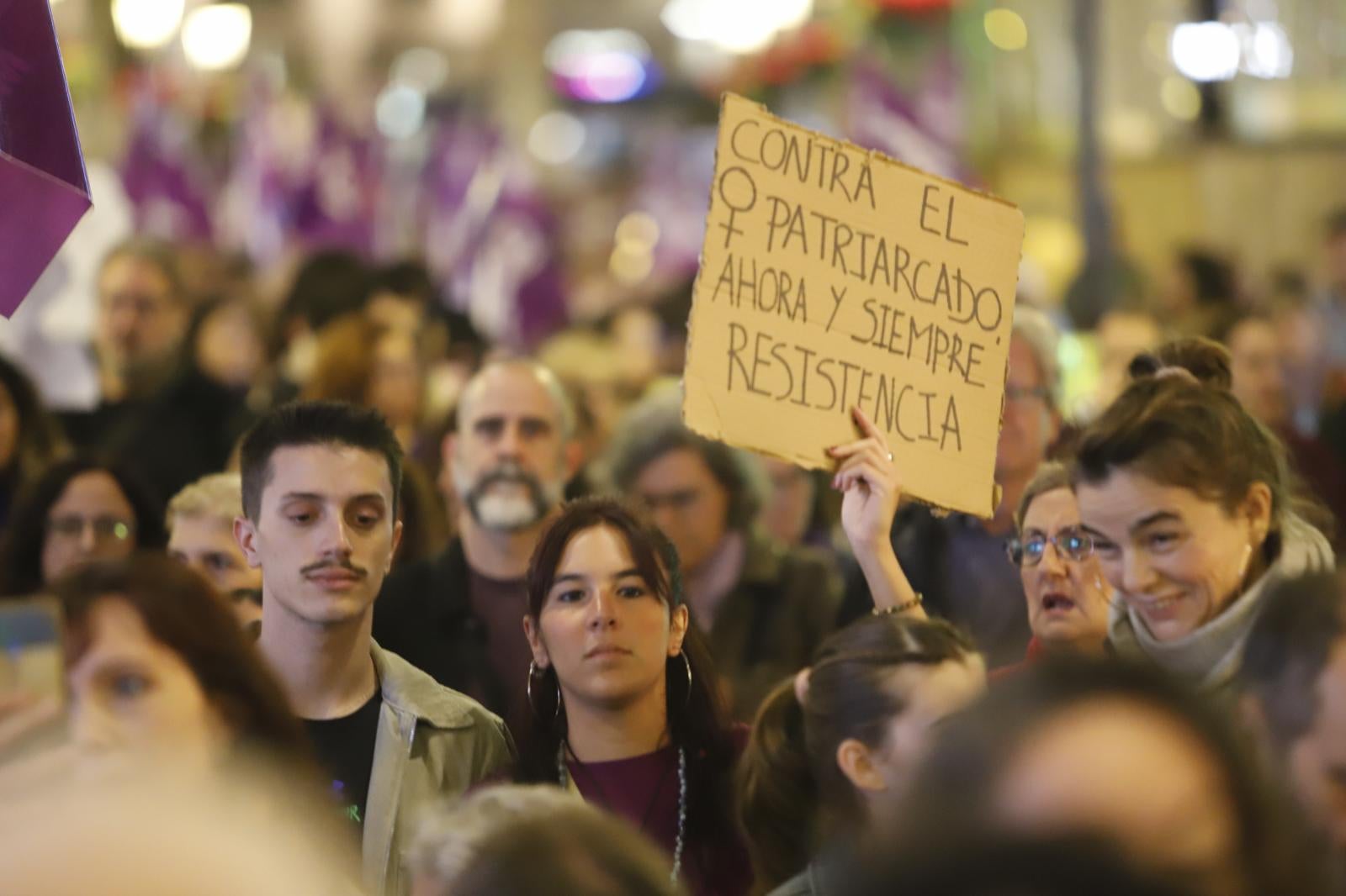 La manifestación del 25N, en imágenes