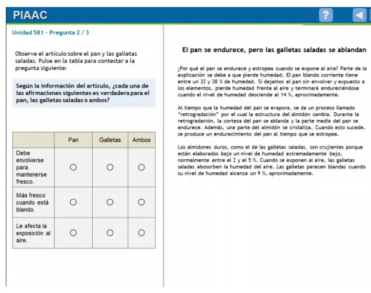 The PISA for adults in mathematics and reading: would you pass the test?