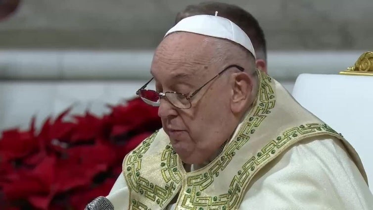El papa celebra la Misa del Gallo e inaugura el Jubileo