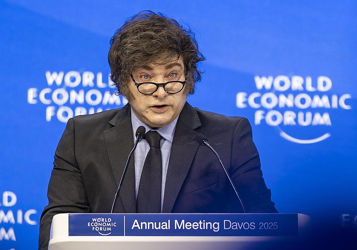 El presidente argentino, Javier Milei