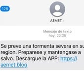 La Guardia Civil alerta de una estafa a través del móvil que simula los avisos de la Aemet