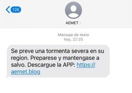 La Guardia Civil alerta de una estafa a través del móvil que simula los avisos de la Aemet