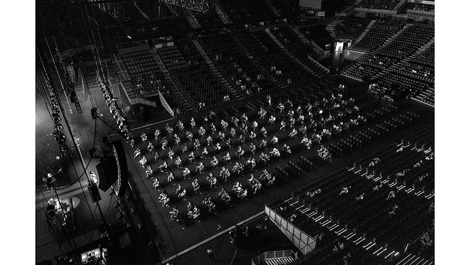 Un concierto de Operación Triunfo en el WiZink Center de Madrid. El WiZink Center de Madrid abrió sus puertas con todas las medidas de seguridad posibles frente al COVID-19 apostando por la recuperación de un espacio para la cultura y la música.
