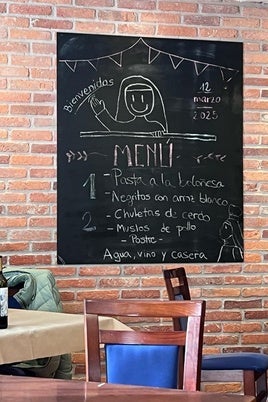 El sencillo menú del «restaurante de clausura»« que las exclarisas han abierto en Arriondas