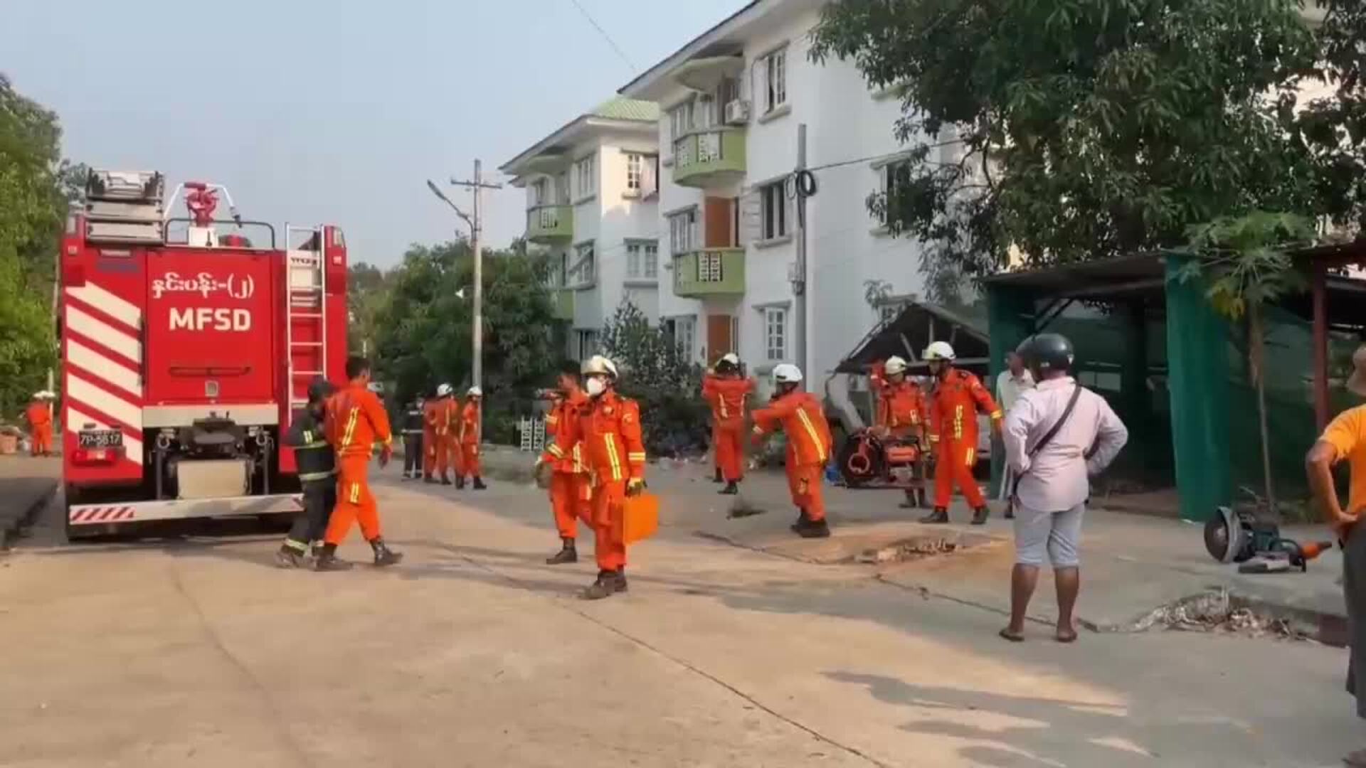 El terremoto en Birmania destruyó 2.600 edificios, según la junta militar