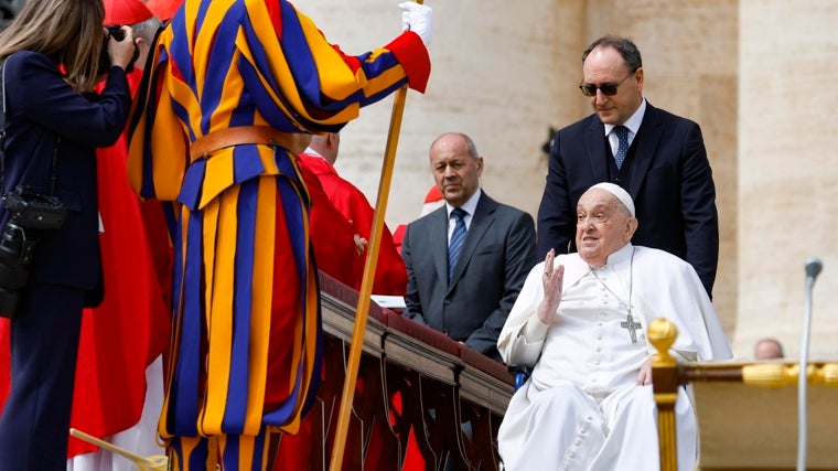 Francisco no ha presidido la misa del Domingo de Ramos