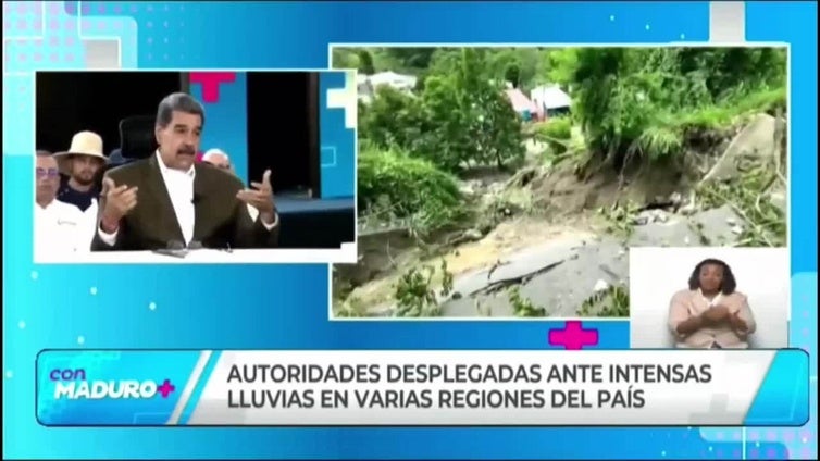 Nicolás Maduro pide activar un "plan especial" para la temporada de lluvias en Venezuela