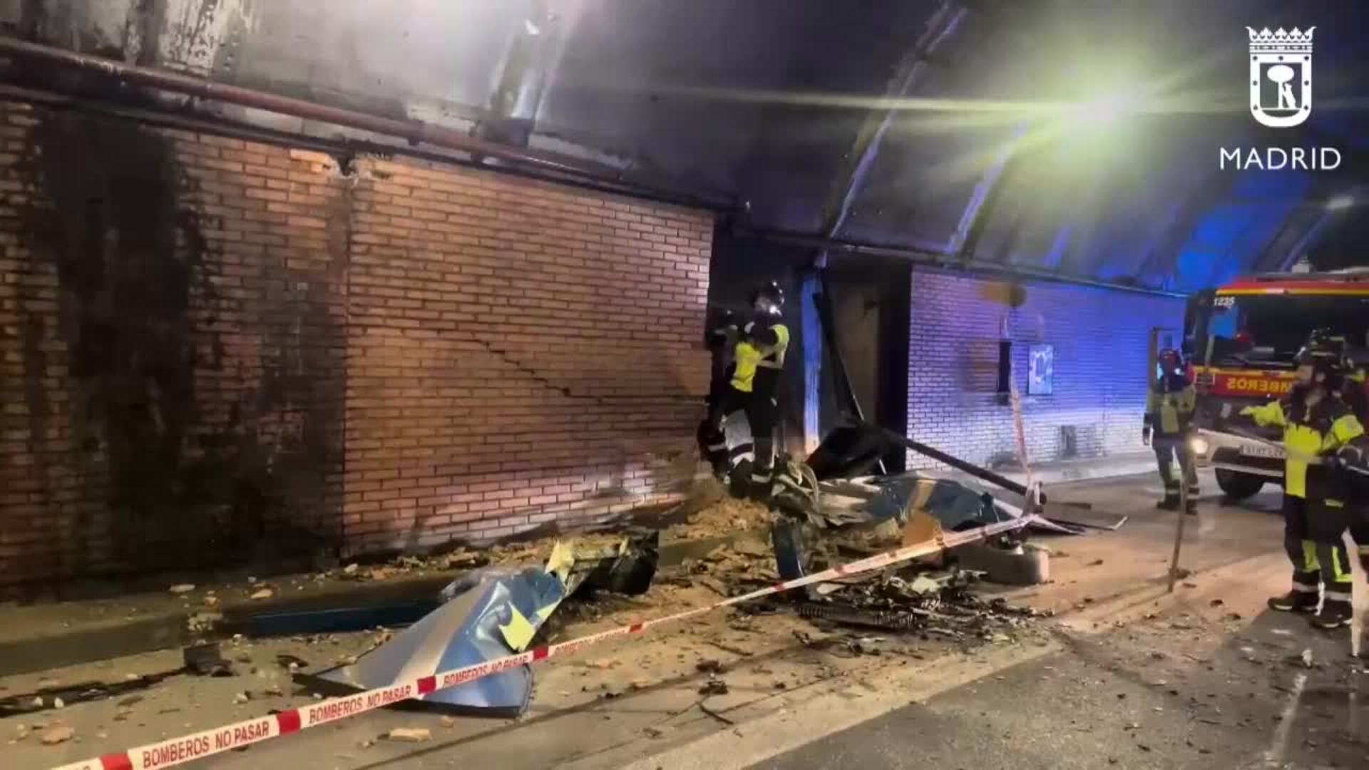 Un hombre de 32 años muere en un accidente en el túnel de María de Molina, en Madrid