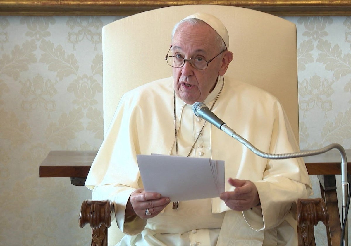 El Papa Francisco, en una imagen de 2020