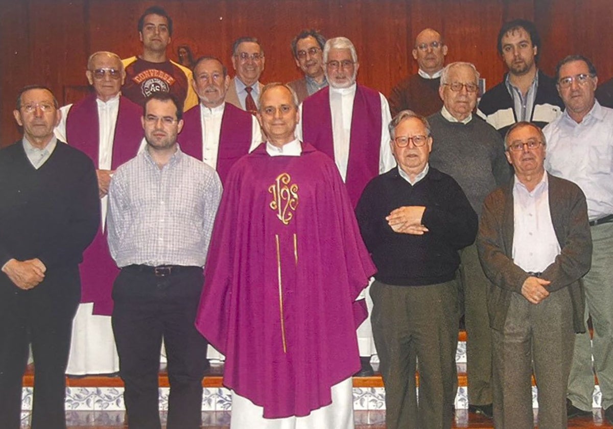 El ahora Papa, en su visita a Málaga cuando era superior general de la Orden de San Agustín