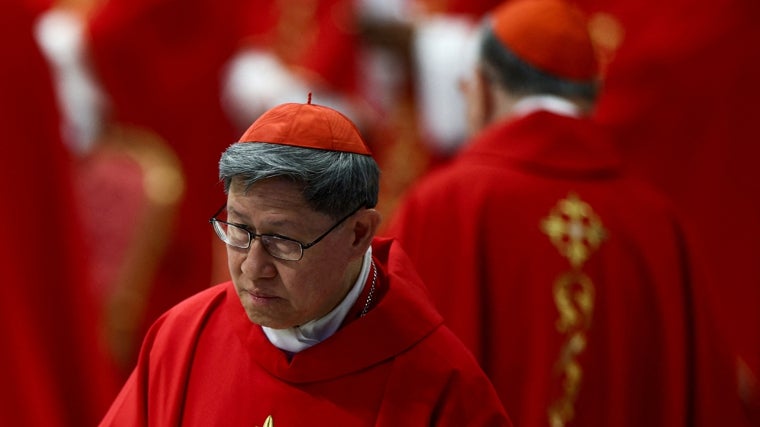El filipino Tagle en el funeral de Francisco