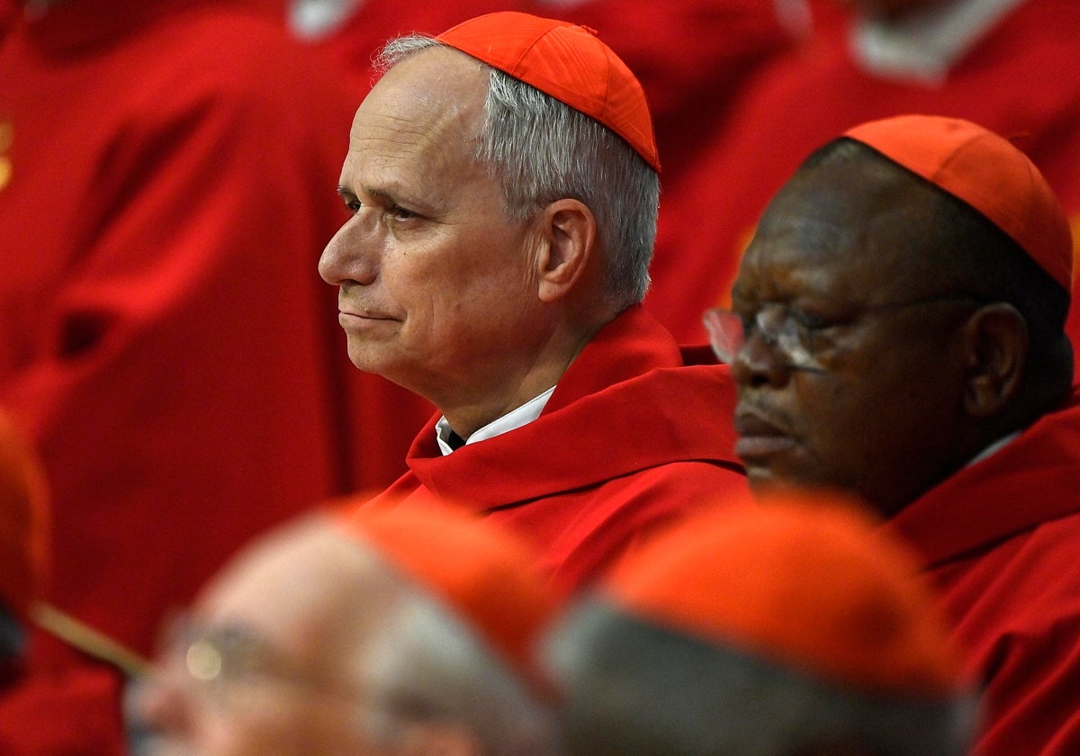 El cardenal Robert Prevost en los últimos días antes de ser escogido Papa