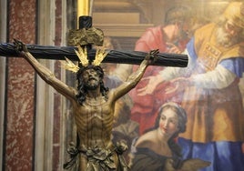 La imágenes del Cachorro de Sevilla y de la Esperanza de Málaga en la basílica de San Pedro en el Vaticano