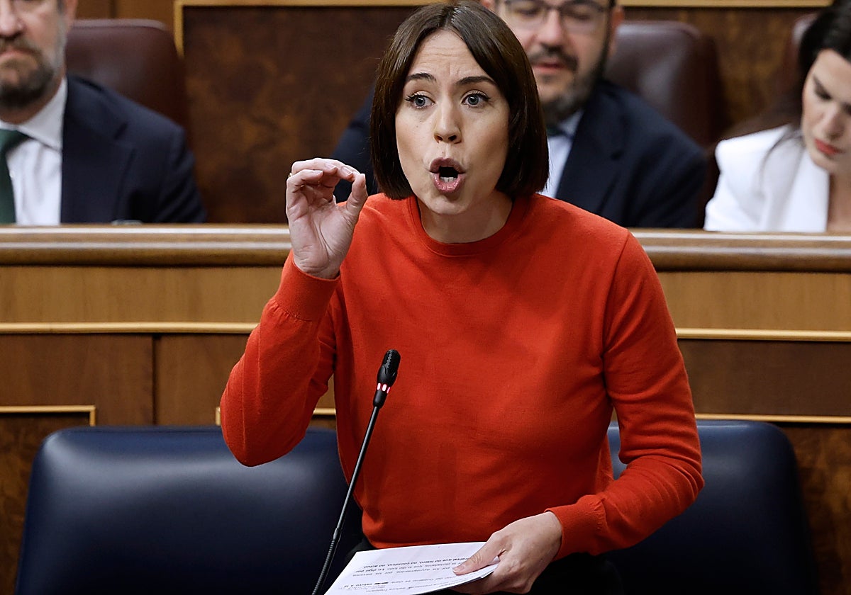 La ministra de Ciencia, Diana Morant, se centró en la dana en su intervención el miércoles en el Congreso