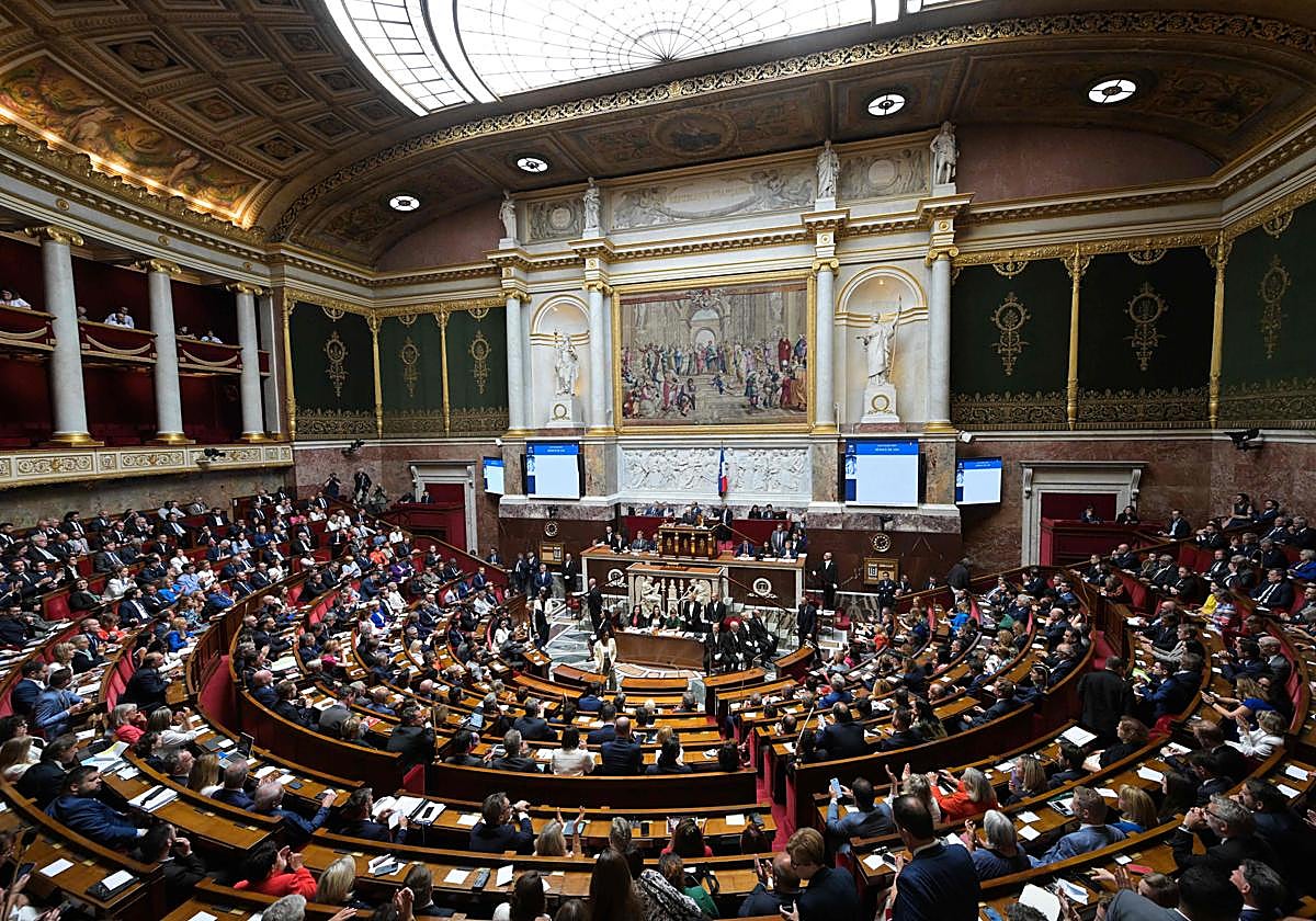 La Asamblea Nacional francesa en una imagen de archivo