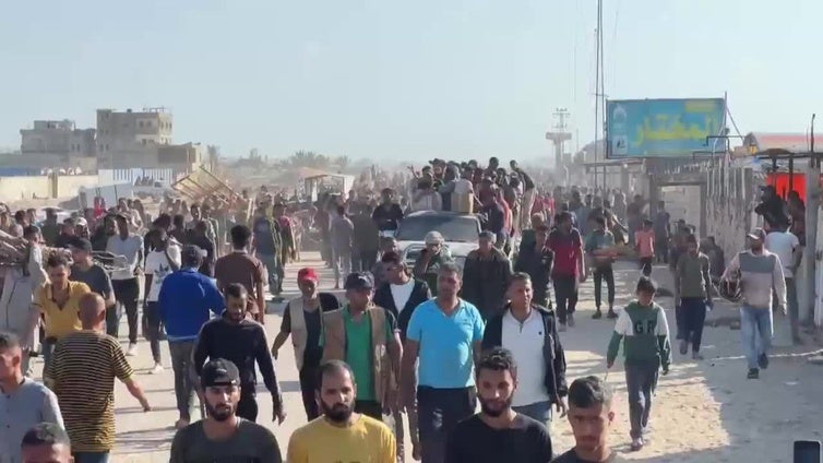La fundación estadounidense comienza a repartir paquetes de comida en el sur de Gaza