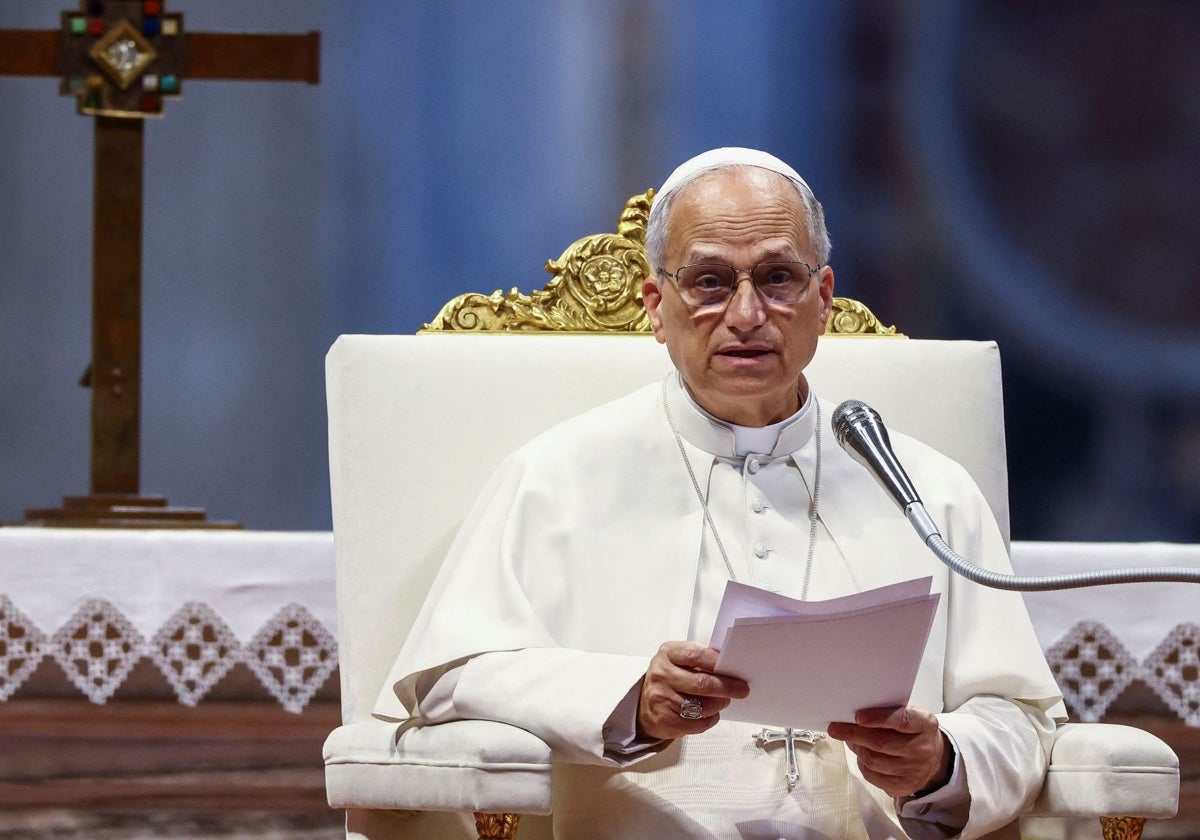 El Papa durante el acto del Jubileo del Deporte