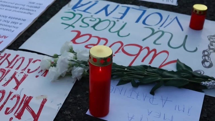 Protesta en Bucarest contra la violencia machista tras dos asesinatos en 1 mes