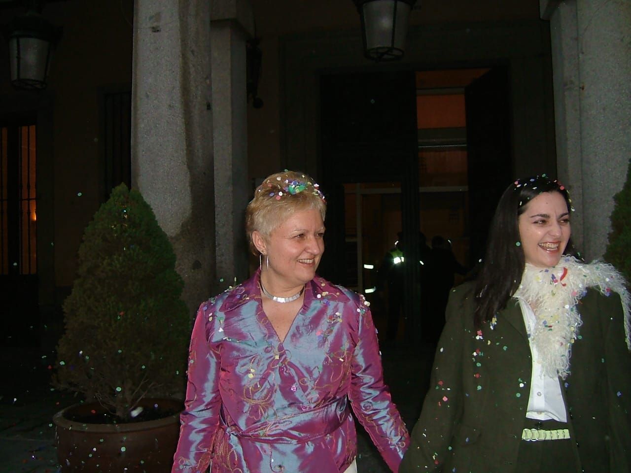 Gema y Ana se casaron en Segovia el 9 de diciembre de 2005. Lamentan que el mundo rural sea menos aperturista