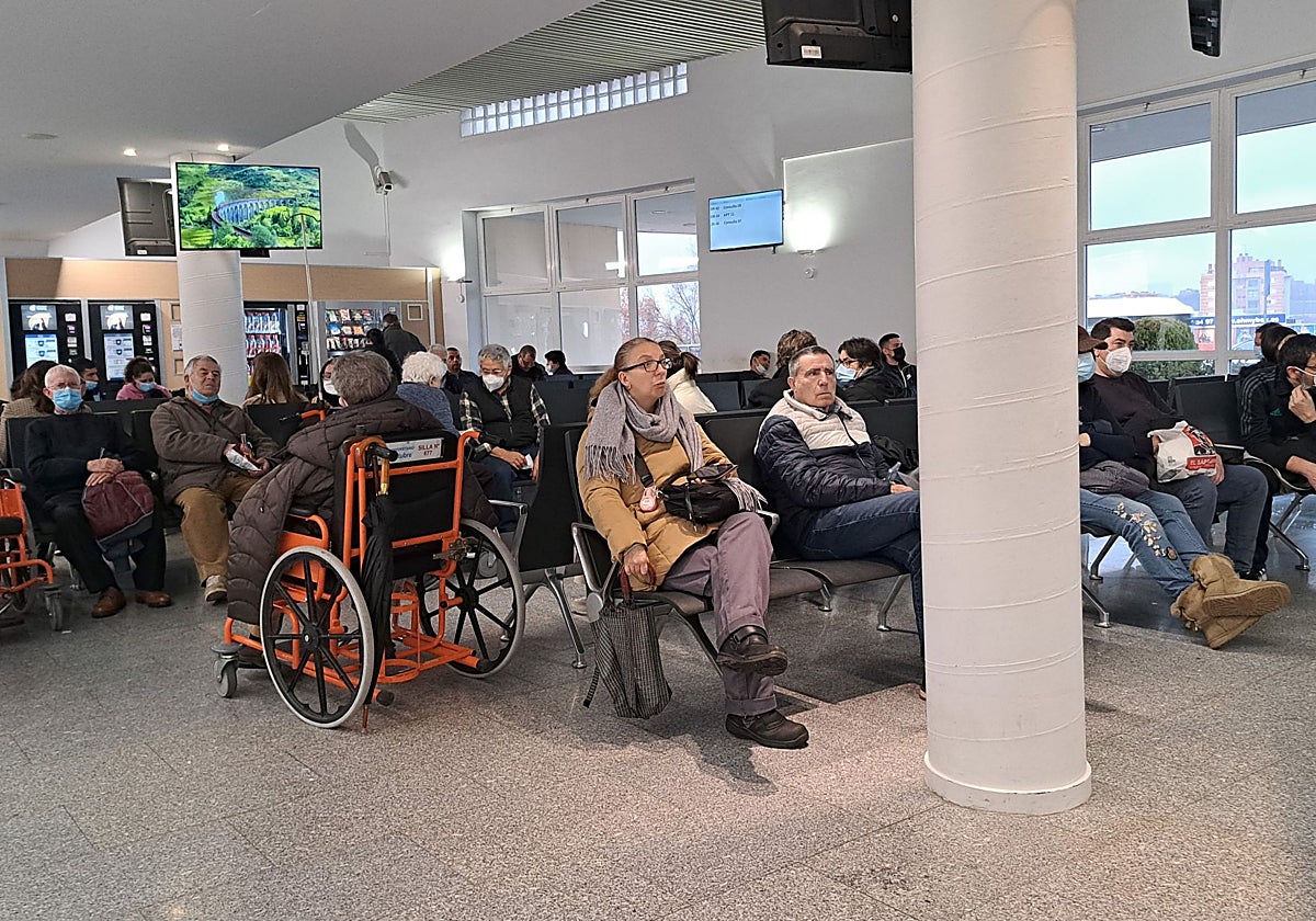 Sala de espera en un hospital