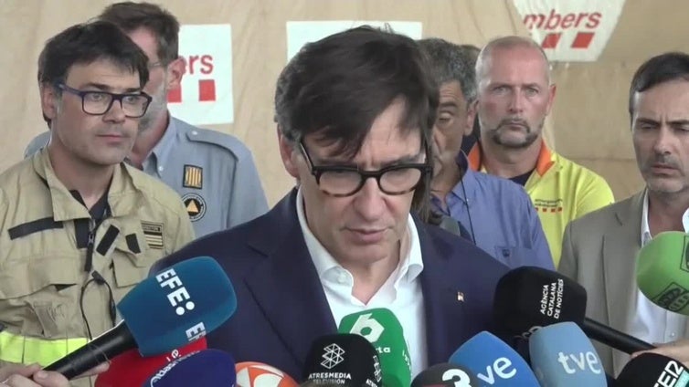 Illa confía en que el incendio de Paüls se pueda estabilizar esta noche "si todo va bien"