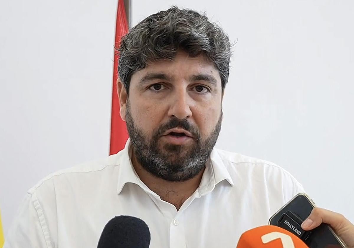 El presidente de la Región de Murcia, Fernando López Miras, en una imagen de archivo