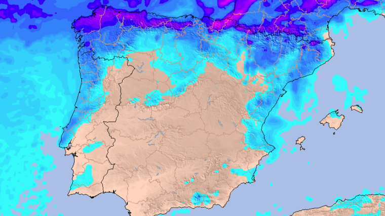 La entrada de una vaguada el viernes dejará lluvias en el norte