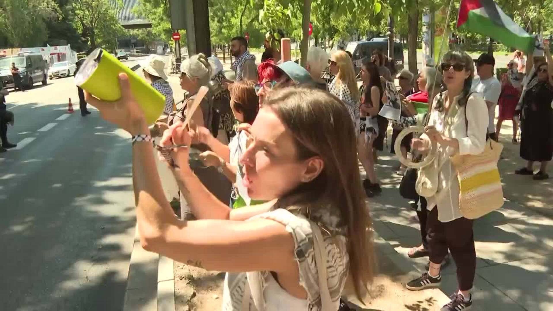 Multitud de personas protestan contra el &quot;genocidio&quot; en Gaza: &quot;La UE no está haciendo nada&quot;