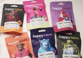 El Gobierno alerta de la presencia de cannabinoides en productos de confitería de la marca Happy Bites