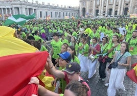 Medio millón de jóvenes de todo el mundo llenan Roma por el Jubileo: «Nunca había visto este lado de la Iglesia»