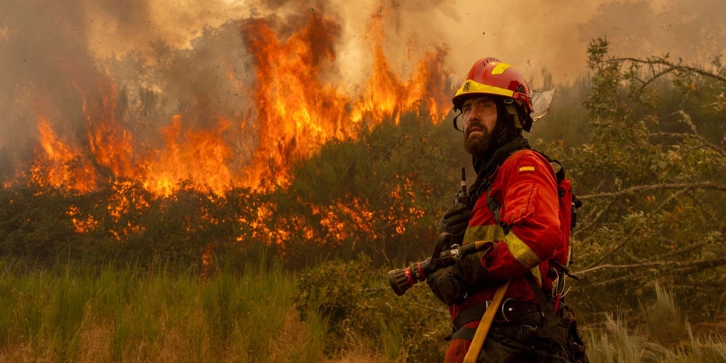 Los cuatro Jinetes del Apocalipsis del fuego en España