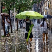 La Aemet pone este viernes en alerta a ocho provincias por fuertes lluvias, tormentas y oleaje